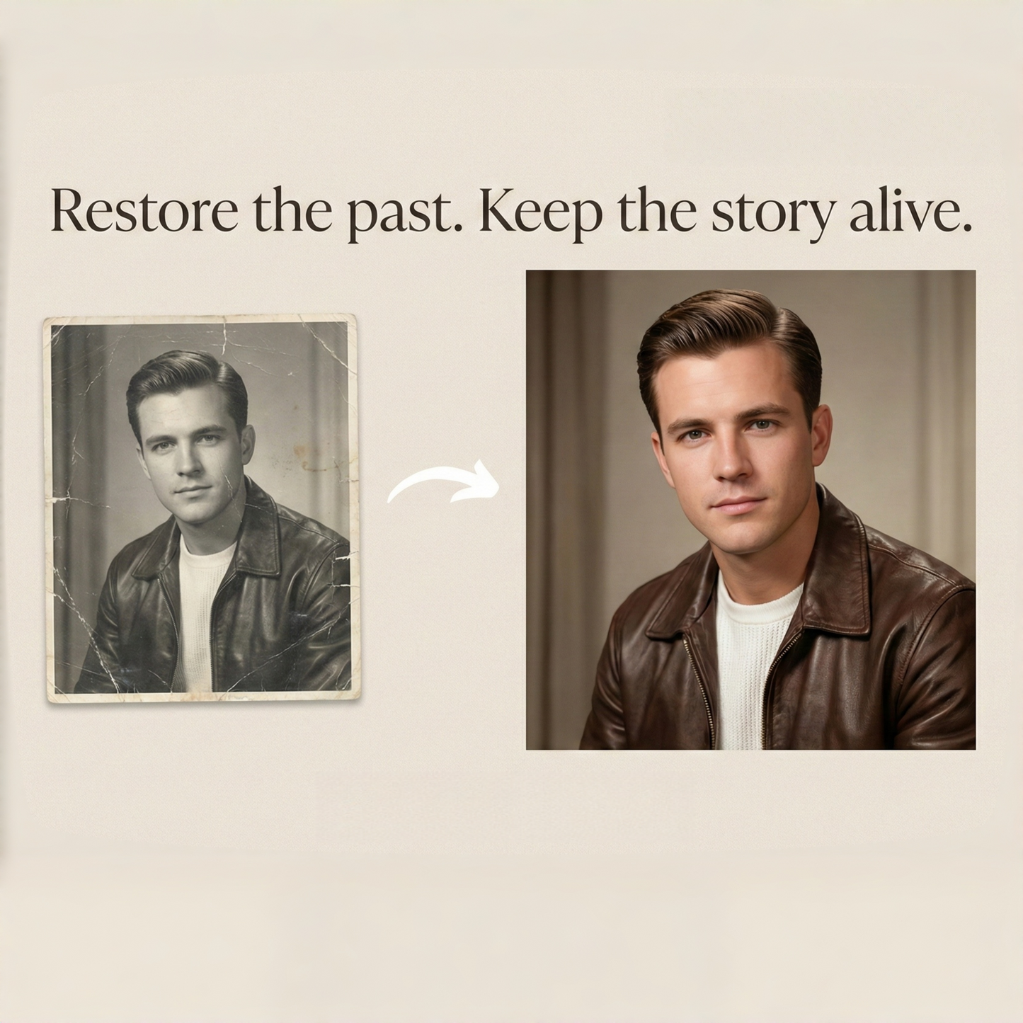 Professional Old Photo Restoration & Colorization - Repair Damaged, Faded, Scratched Pictures