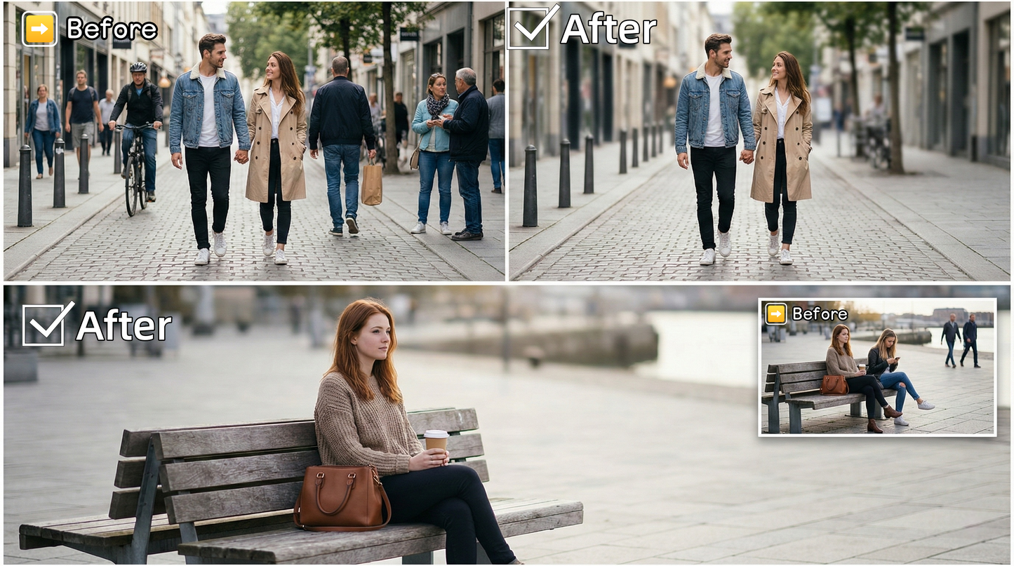 Professional Photo Retouching - Remove People, Tourists & Unwanted Objects