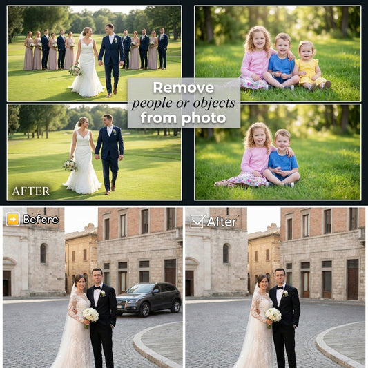 Professional Photo Retouching - Remove People, Tourists & Unwanted Objects